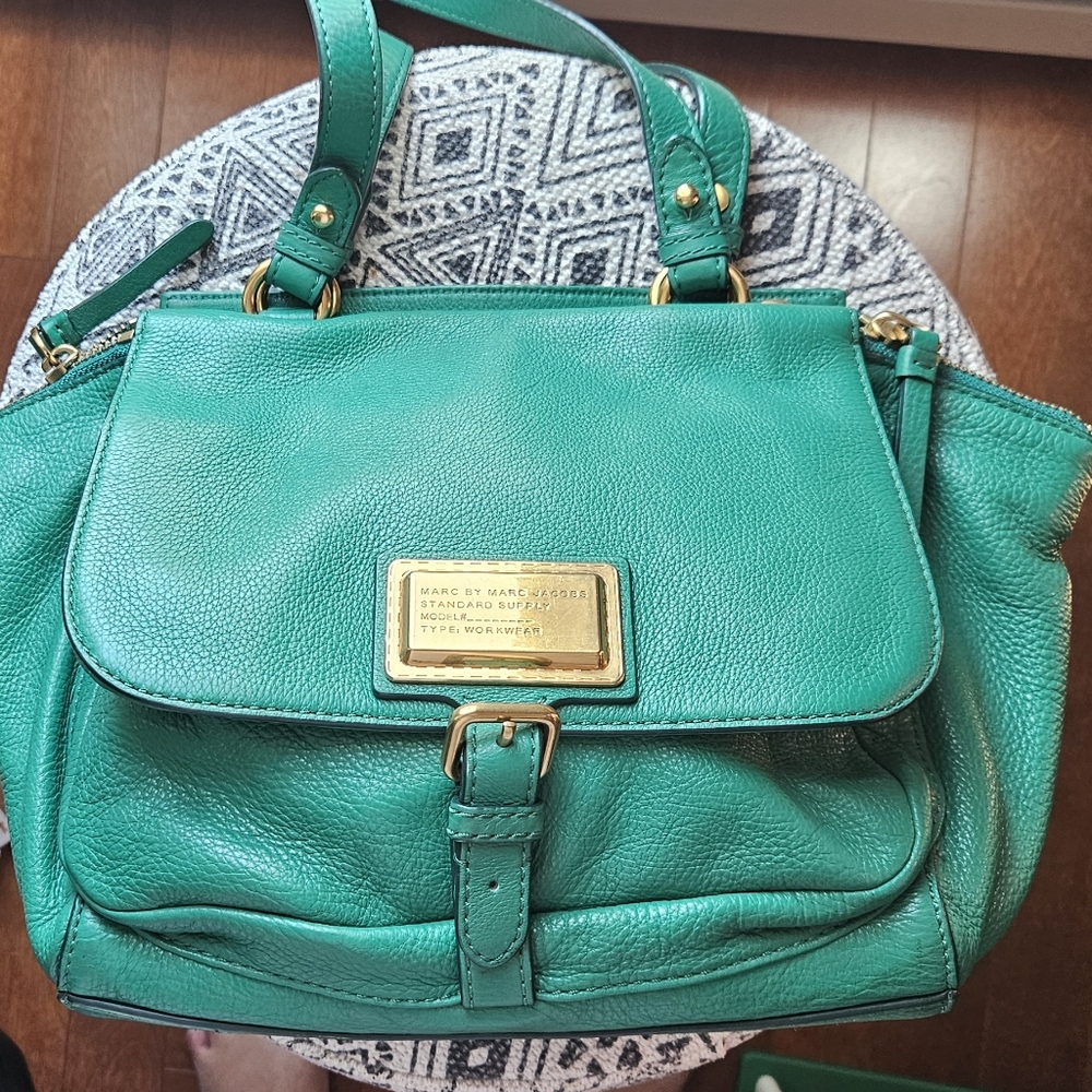 Marc By Marc Jacobs Green Kelly Shoulder/handbag